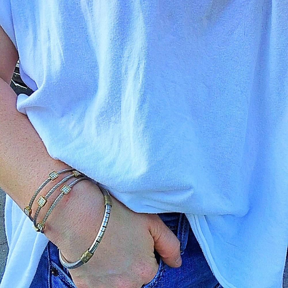 Sterling Silver Taxco Stacking Bangle - image 4